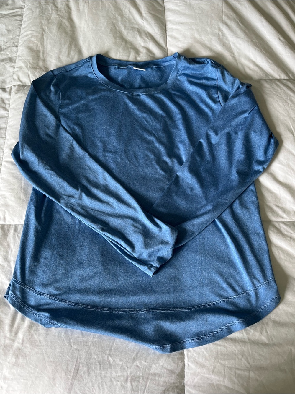 Women’s  Long-Sleeve Crew Neck Shirt - Blue